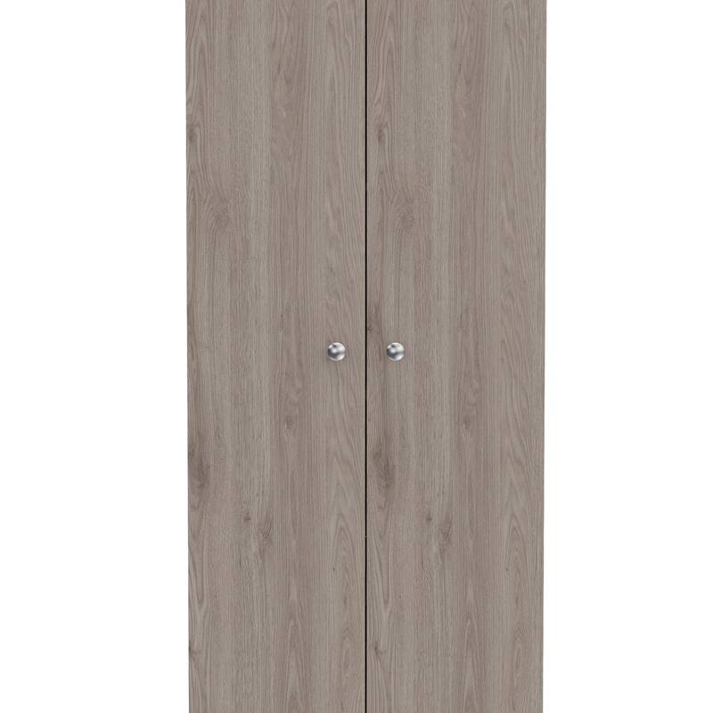 Virginia Double Door Storage Cabinet, Five Shelves