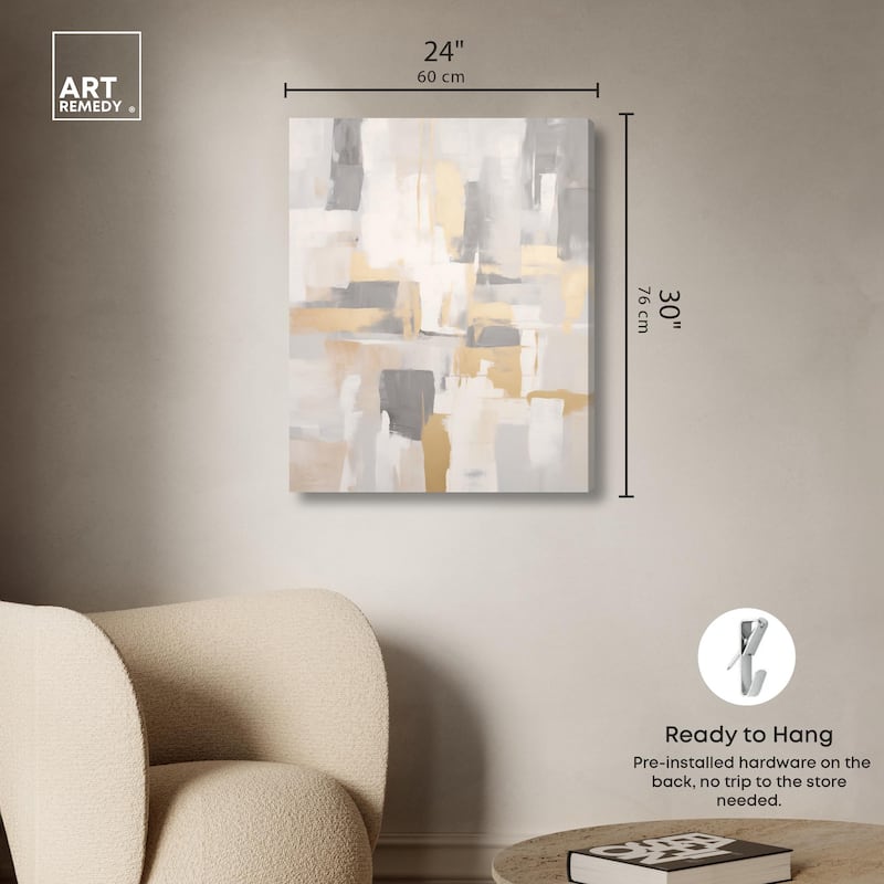 Soft Brilliance I Canvas by Art Remedy, Gallery Wrapped