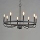 preview thumbnail 9 of 8, Maxim 14498 Frankie 8 Light 29" Wide Taper Candle Style Chandelier