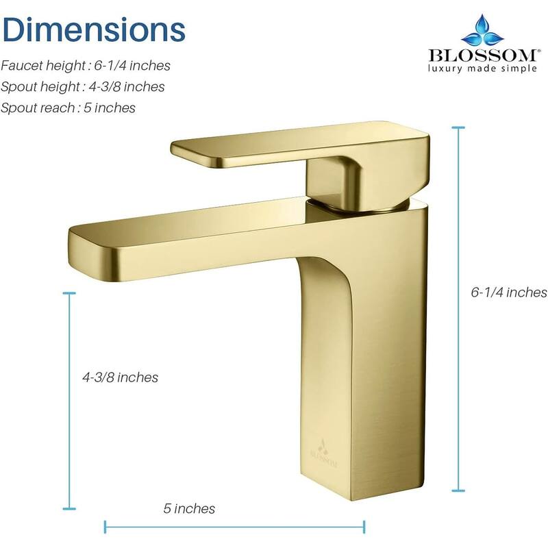 Blossom Single Handle Bathroom Faucet