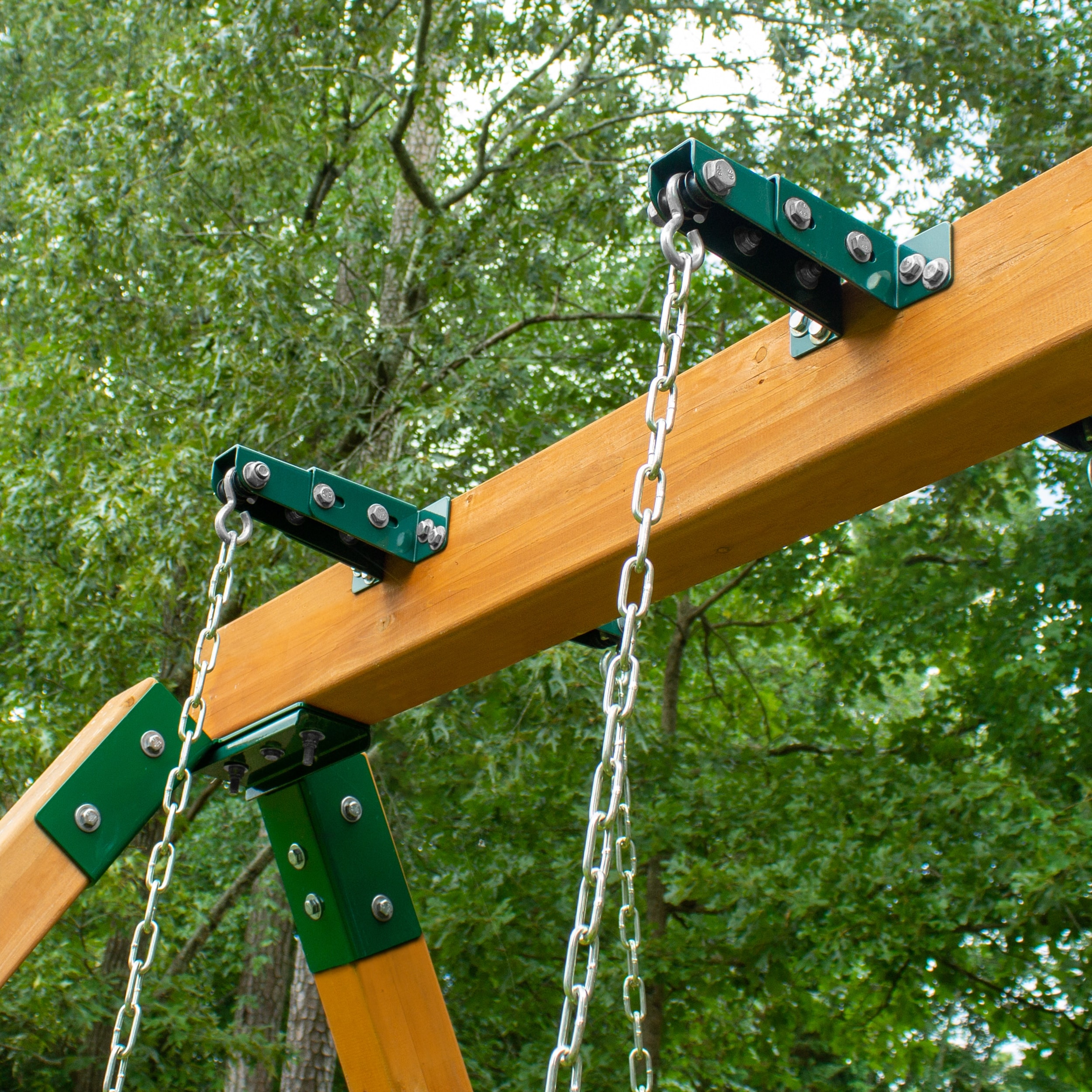 Gorilla glider swing brackets clearance
