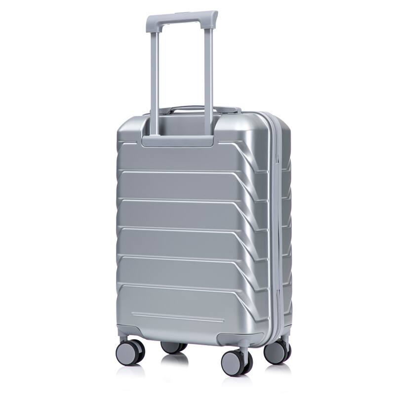 20 Inch ABS Hard Shell Travel Checked Luggage, Scratch Resistant Surface Four Multi-Directional Wheels, With Combination Lock