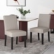 preview thumbnail 7 of 96, Kuna Contemporary Upholstered Dining Chair (Set of 2) by Christopher Knight Home
