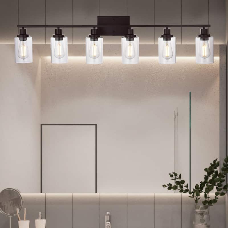Vinluz Modern 6-lights Vanity Lighting Fixture for Bathroom
