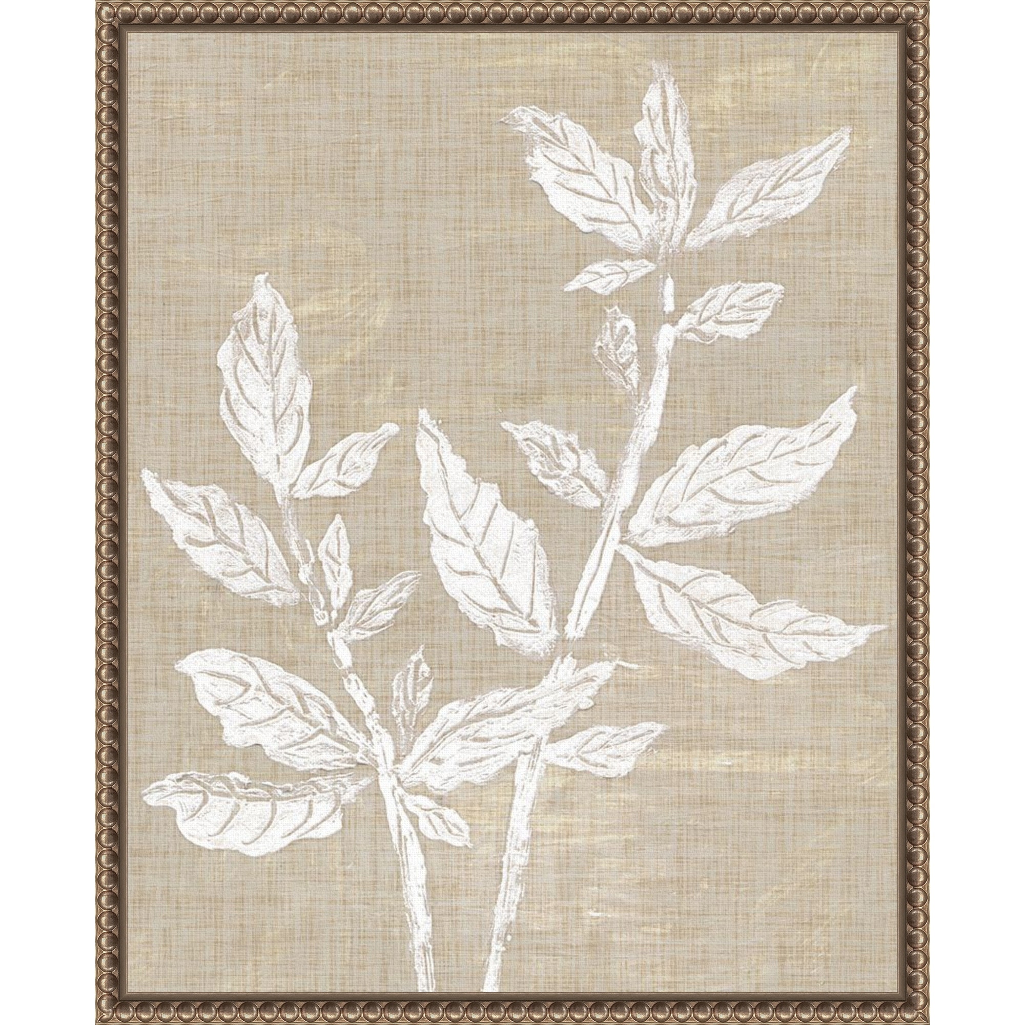 Amanti Art Autumn Romance II by Melissa Wang Framed Canvas Wall Art Print - Sylvie Beaded Bronze