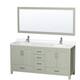 Option Light Green / White Quartz Top / Brushed Nickel