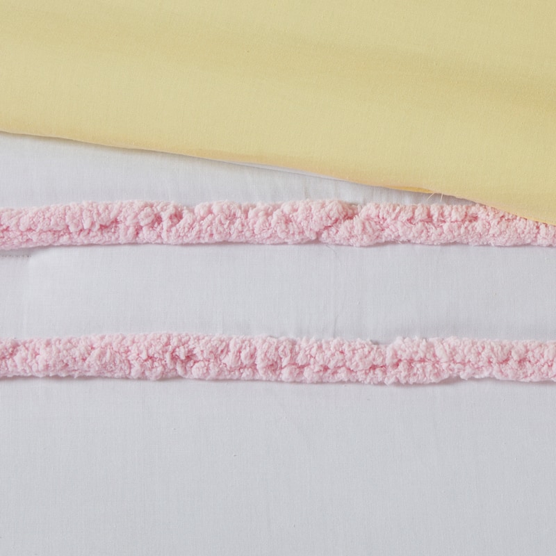 Mackenzie Cotton Duvet Cover Set with Chenille Trim by Intelligent Design Kids