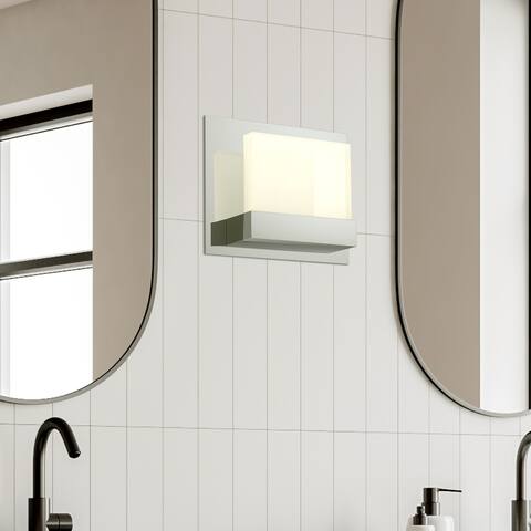 Irene Square Frosted LED Wall Light
