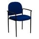 preview thumbnail 24 of 43, Comfort Stackable Steel Side Reception Chair with Arms