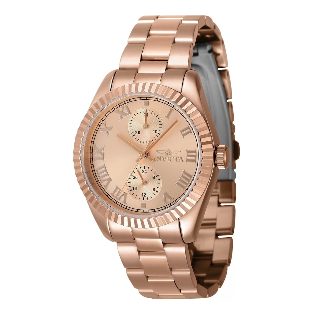 Invicta Women's 47447 Specialty Quartz Multifunction Rose Gold Dial Watch