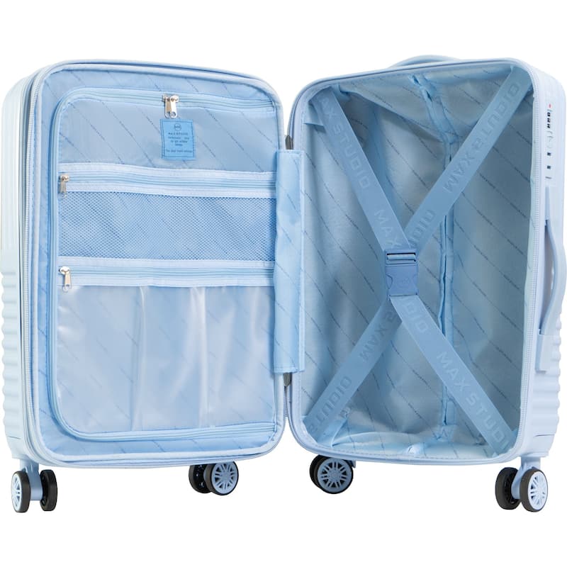 Max Studio The Odessa ABS 2-Piece Hard-Sided Luggage Set
