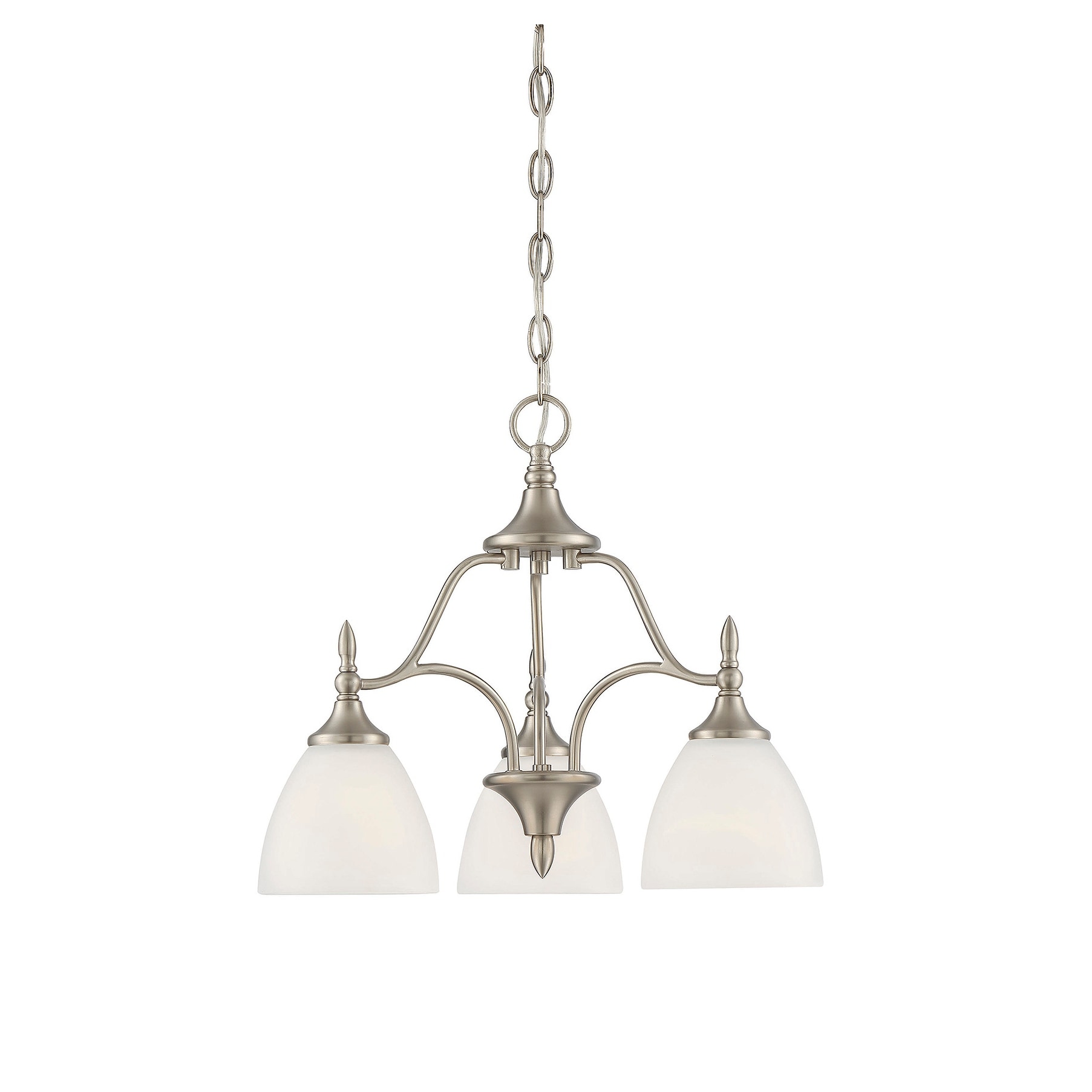 Herndon 3-Light Chandelier in Satin Nickel