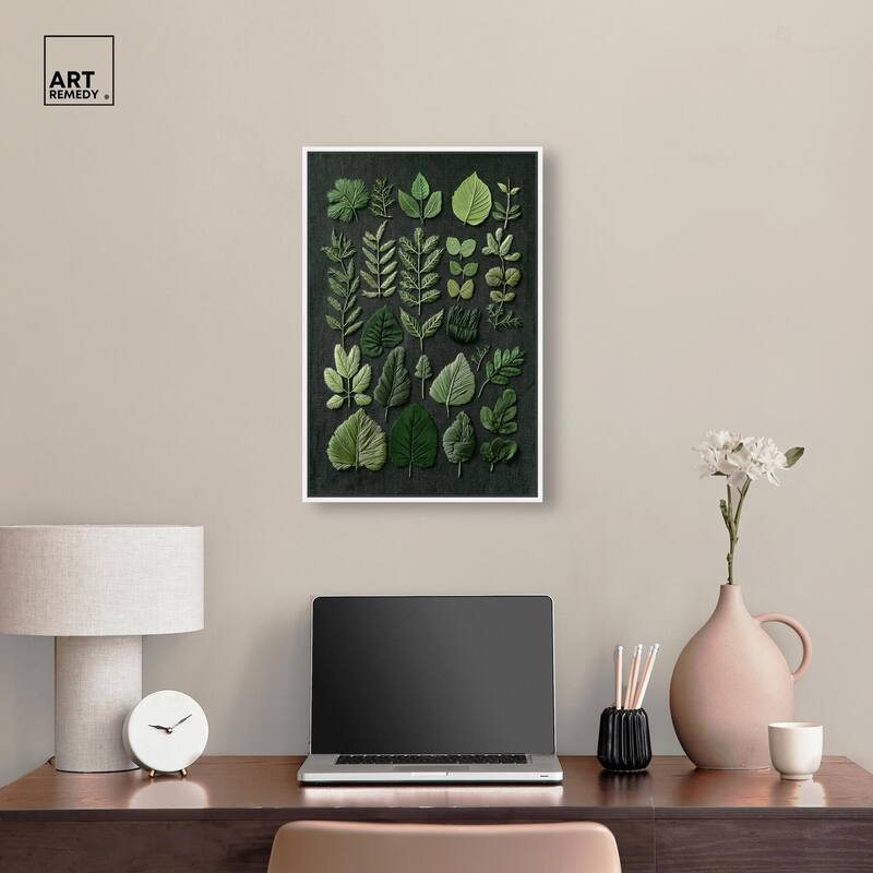 Leaf Library III Canvas by Art Remedy