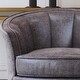 preview thumbnail 16 of 39, Modern Velvet Accent Barrel Chair Upholstered Armchair Vanity Chair