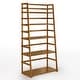 preview thumbnail 23 of 36, WYNDENHALL Normandy SOLID WOOD 63 inch x 30 inch Transitional Ladder Shelf Bookcase - 30"w x 15.9"d x 63"h