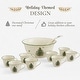 preview thumbnail 3 of 5, Spode Christmas Tree 10 Piece Punch Bowl Set - 11" D