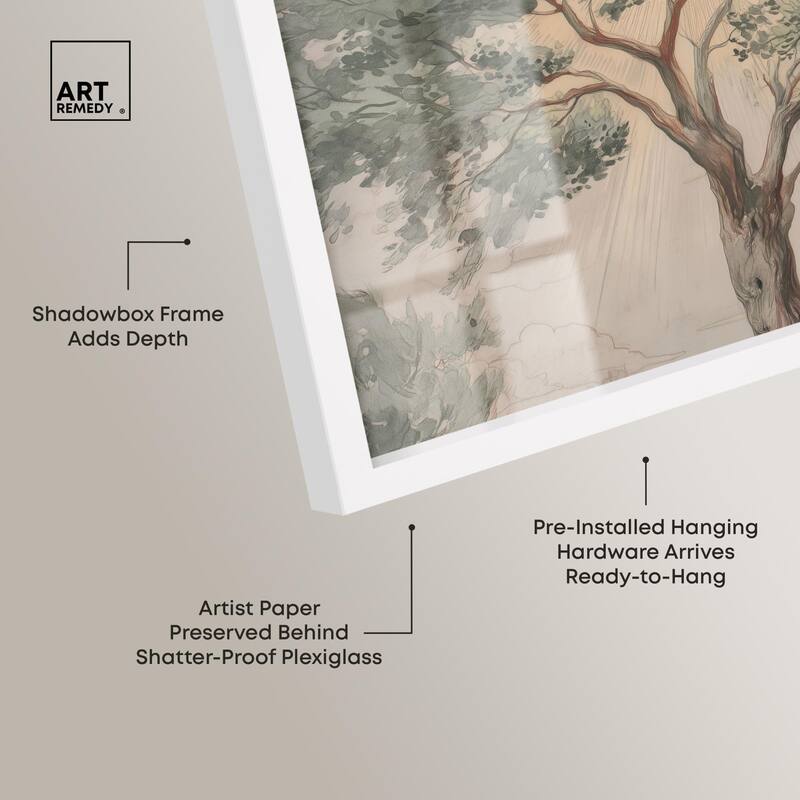 Emanating Branches II Shadowbox by Art Remedy