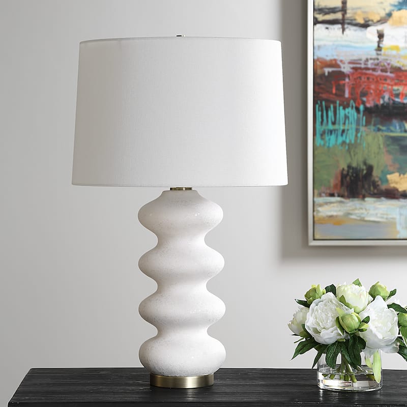 Uttermost Liora White Table Lamp - 26.25" H X 16" W X 16" D
