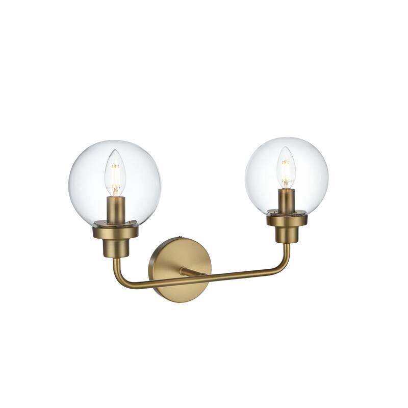 Elegant Lighting LD7033W19 Hanson 2 Light 19" Wide Vanity Light