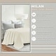 preview thumbnail 2 of 8, Superior Milan Cotton Textured Striped Lightweight Woven Blanket