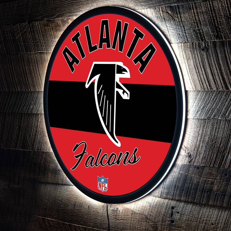 Atlanta Falcons LED Lighted Sign - Red