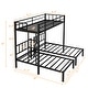 preview thumbnail 6 of 6, Space Saving Design Triple Bunk Beds Twin Size, Metal 3 Twin Bunk Beds with Solid Steel Construction Suitable for Bedroom