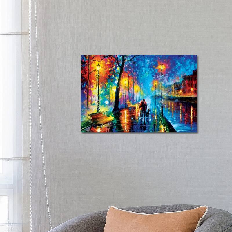 iCanvas "Melody Of The Night" by Leonid Afremov Canvas Print - 18x26x1.5