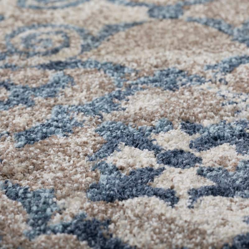 Addison Wellington Canterbury Navy/Ivory Area Rug (7'10 x 10'7) - 7'10" x 10'7"