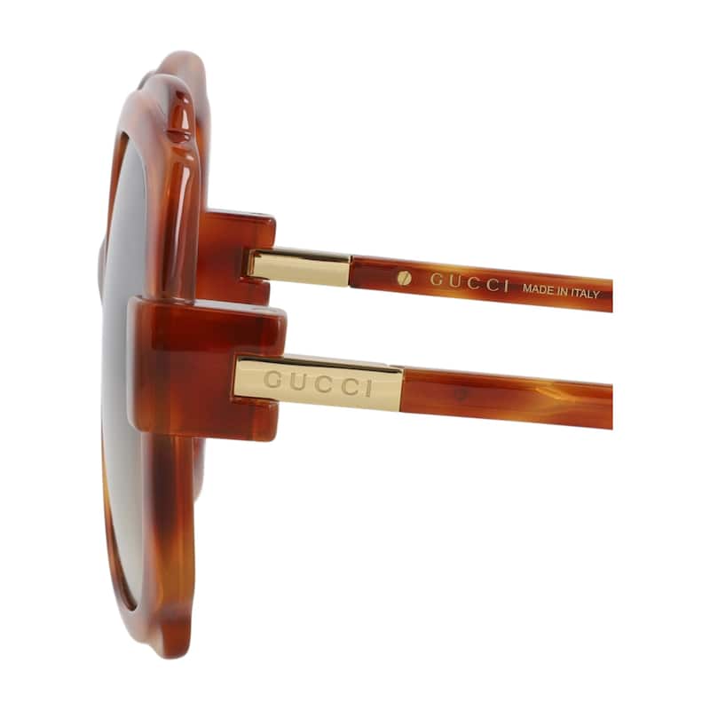 Gucci Round-Frame Injection Sunglasses