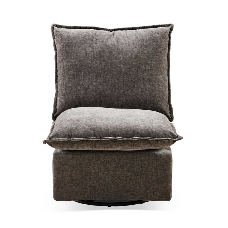Detachable Chenille Single 360 Swivel Sofa Chair