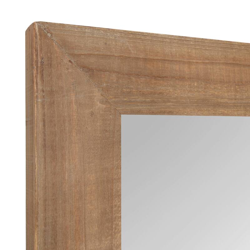 Kate and Laurel Garvey Wood Framed Wall Mirror