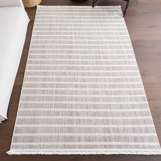 Nuloom Lucretia Striped Tassels Area Rug