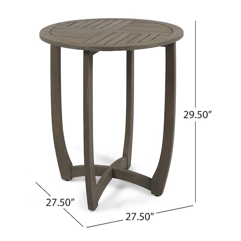 Camden Outdoor 3 Piece Wicker Bistro Set by Christopher Knight Home