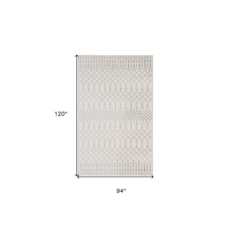Power Loomed Abstract Modern Low Pile Area Rug
