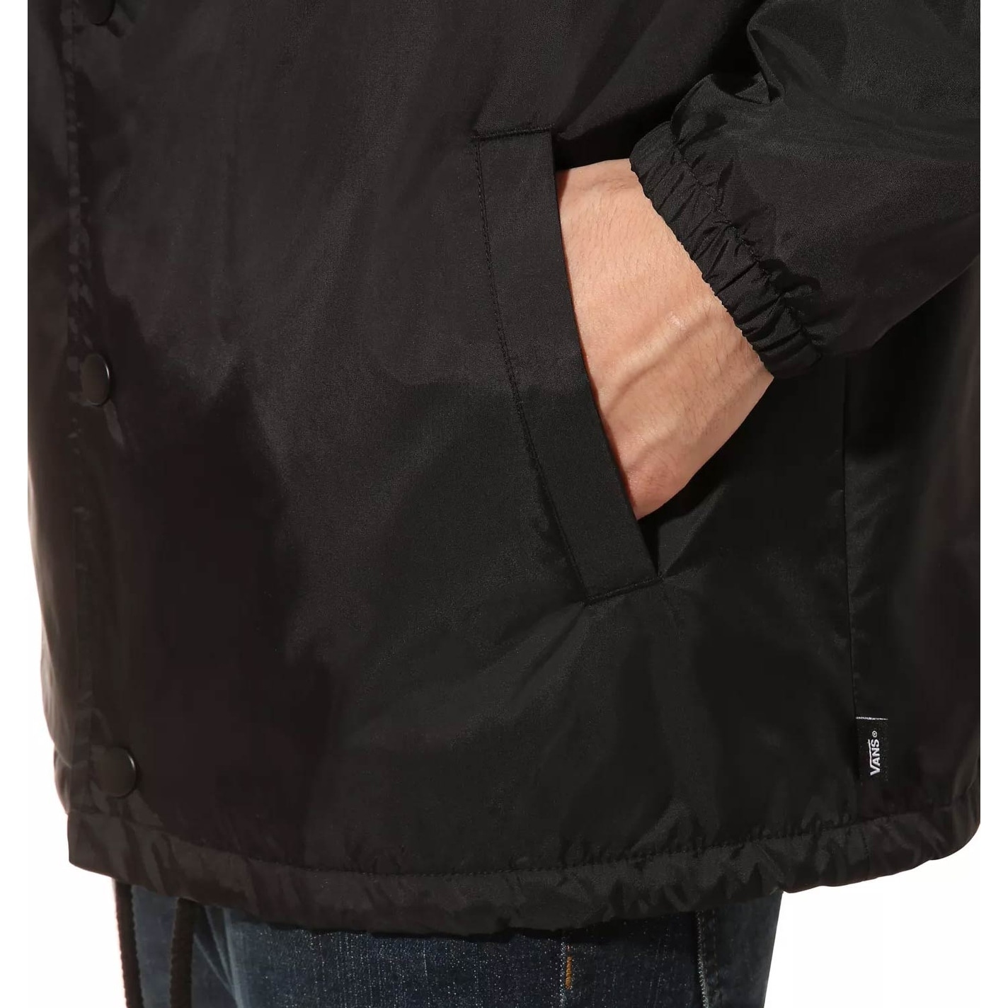vans riley jacket black