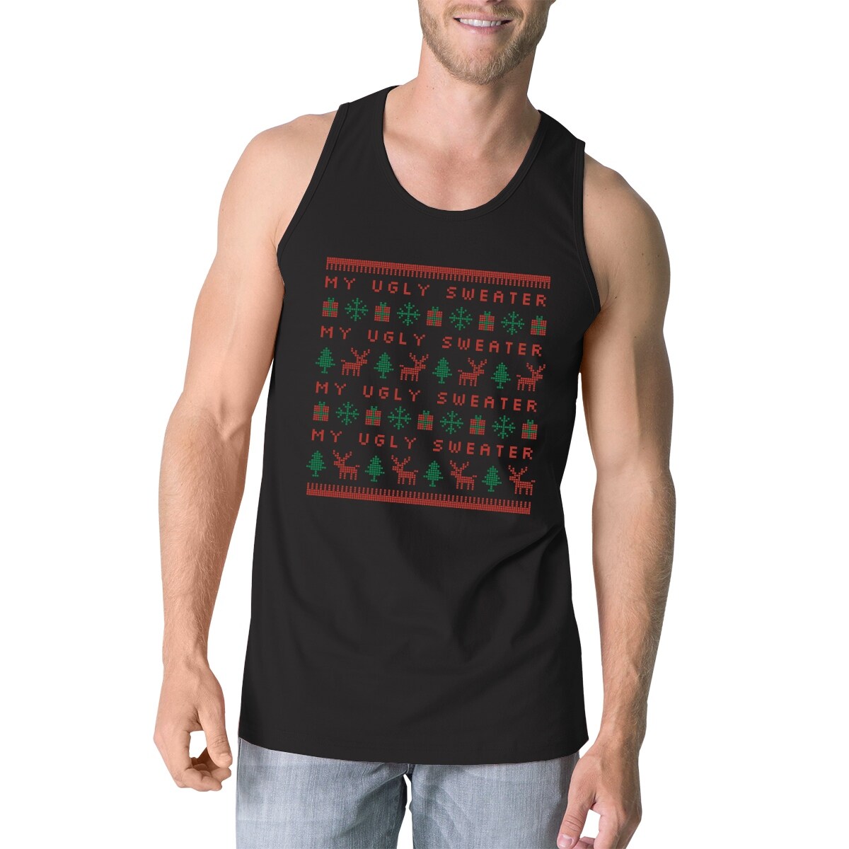 christmas workout tanks