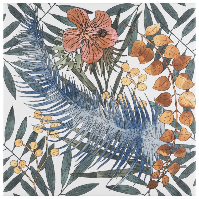Merola Tile Tahiri Garden 9-3/4" x 9-3/4" Porcelain Floor and Wall Tile