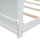 preview thumbnail 23 of 31, Twin Size Floor Platform Bed with Built-in Book Storage Rack