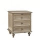 preview thumbnail 22 of 116, Wood NightStand with Metal Handle