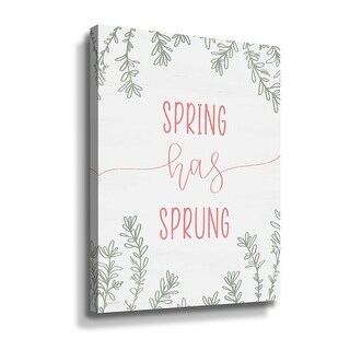 Spring Has Sprung Gallery Wrapped Canvas - Bed Bath & Beyond - 35851309