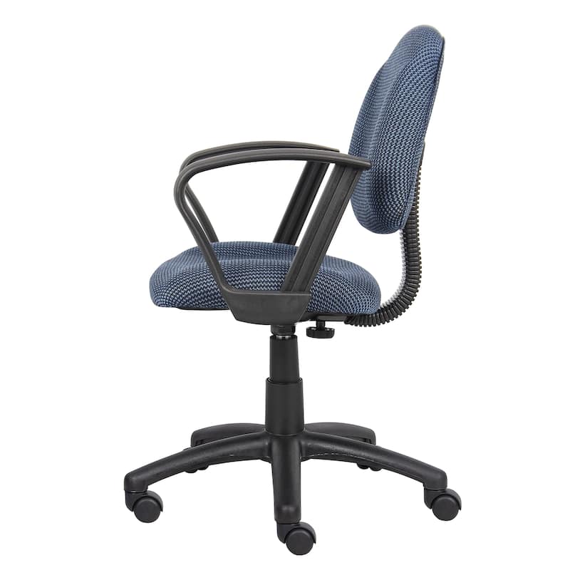 Boss Blue Mid-back Ergonomic Task Chair