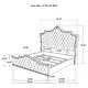 preview thumbnail 4 of 30, Antonella 4-Piece Upholstered Tufted Bedroom Set