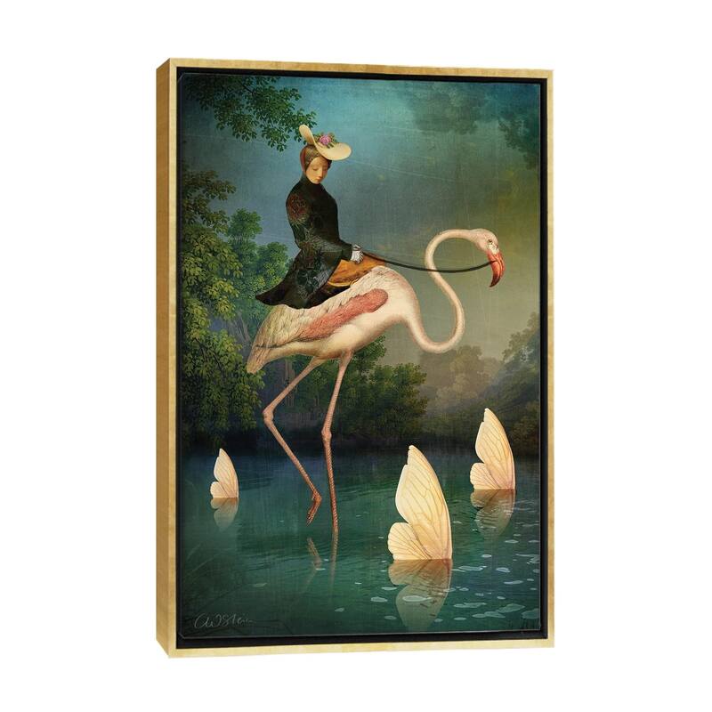 iCanvas "Le Passage, Catrin Welz-Stein" by Catrin Welz-Stein Framed Canvas Print - Gold - 40x26