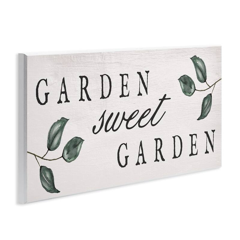 Stupell Sweet Garden Sign Wall Plaque Art Design By Lil' Rue