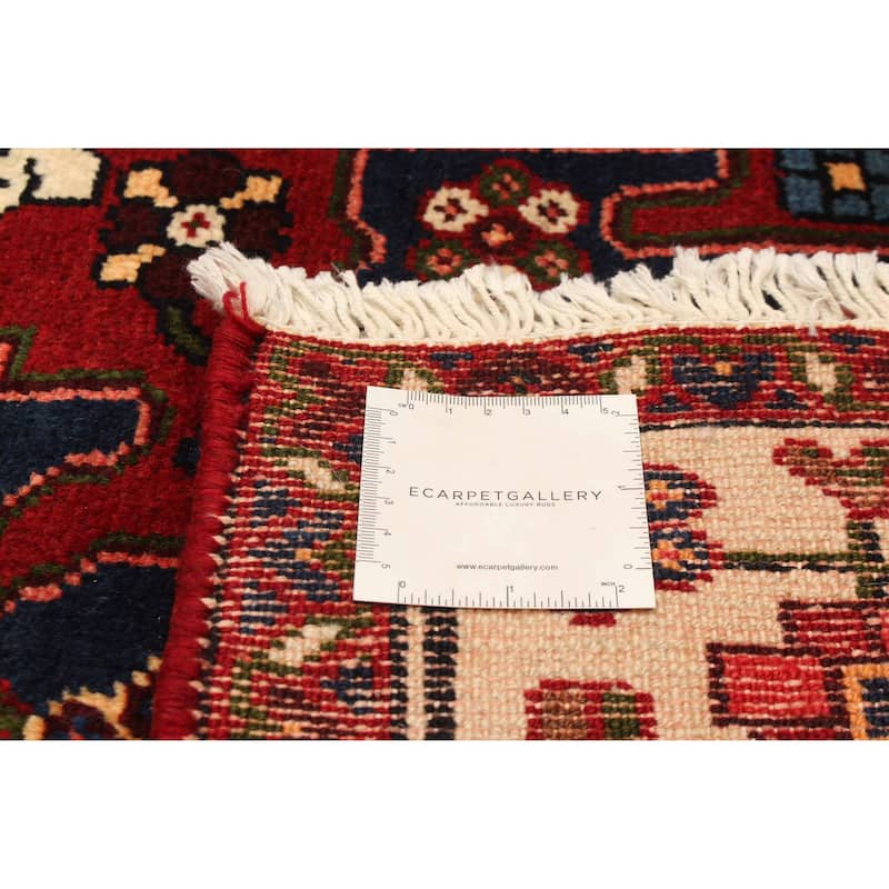 ECARPETGALLERY Hand-knotted Anatolian Vintage Red Wool Rug - 5'6 x 7'11