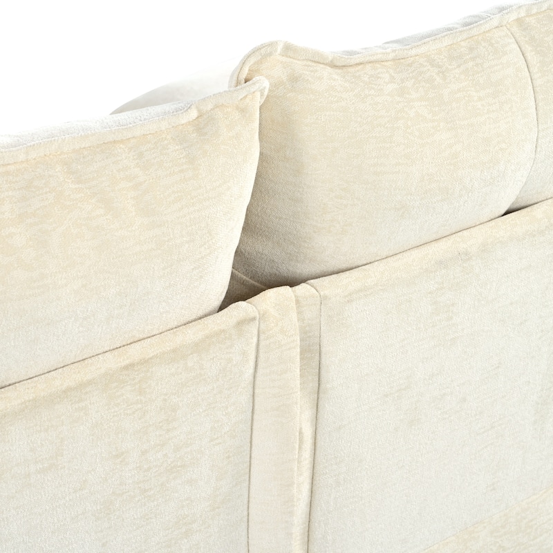 U-Shaped Comfy Cloud Couch, 6-Seat Chenille Deep Seat Sofa with Armrest Cushions