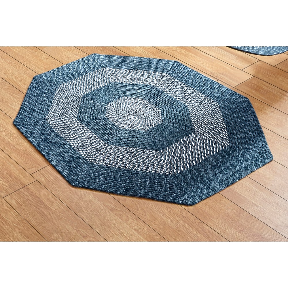 Better Trends Newport Braid Collection 100% Polypropylene Durable & Stain Resistant Double-Sided Reversible Indoor Utility Rug