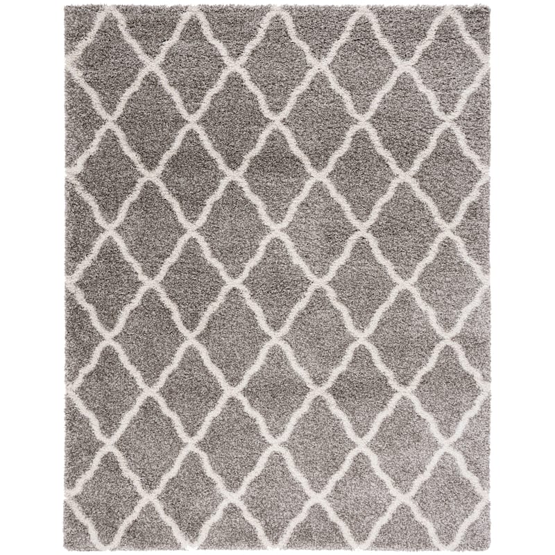 SAFAVIEH Hudson Shag Athena Trellis 2-inch Thick Rug