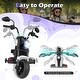 preview thumbnail 19 of 38, Gymax Kids Motorcycle w/Headlight Music Training Wheels Foot Pedal for