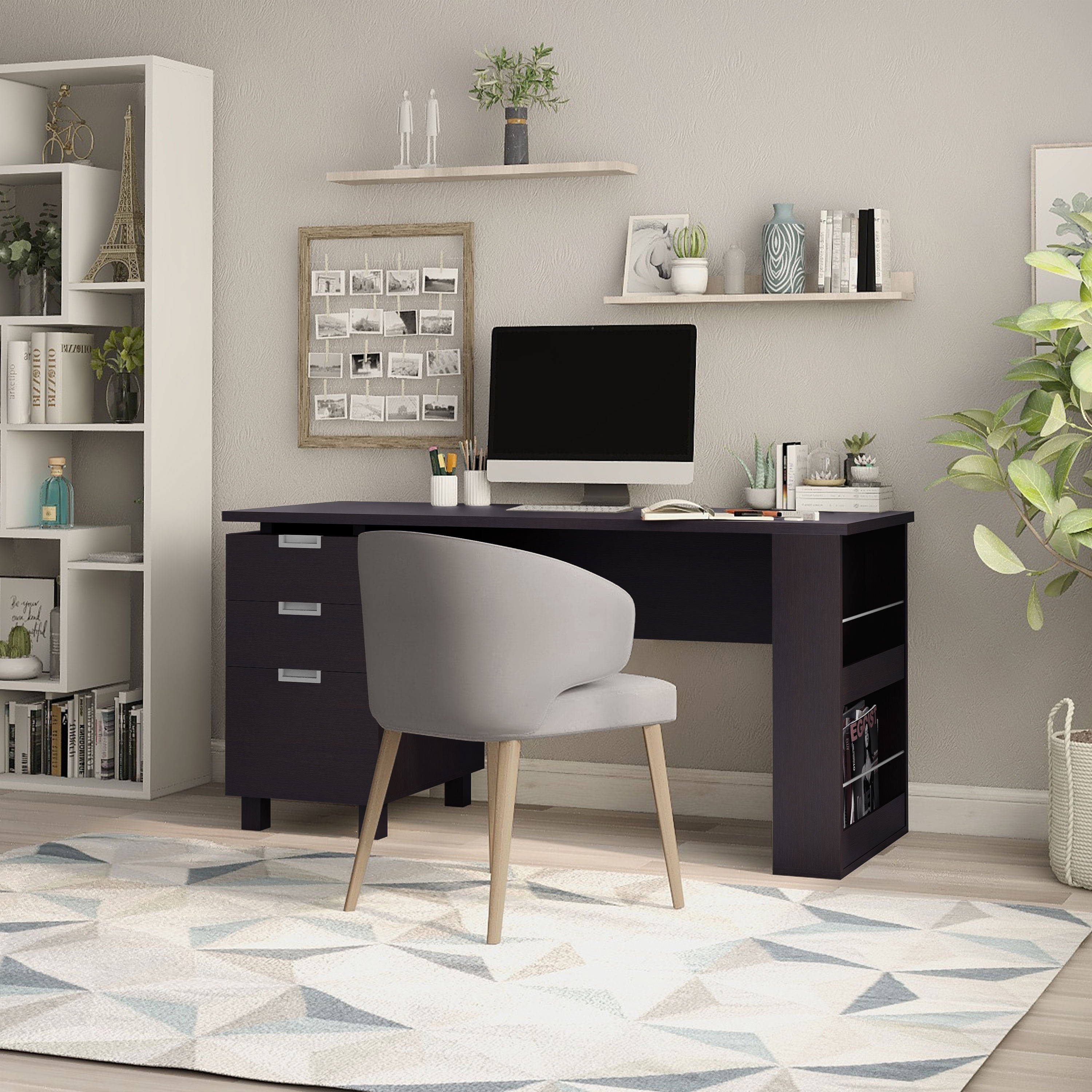 Modern espresso desk sale